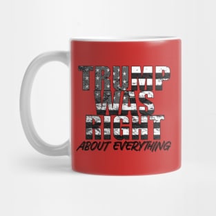 Trump Was Right About Everything Mug